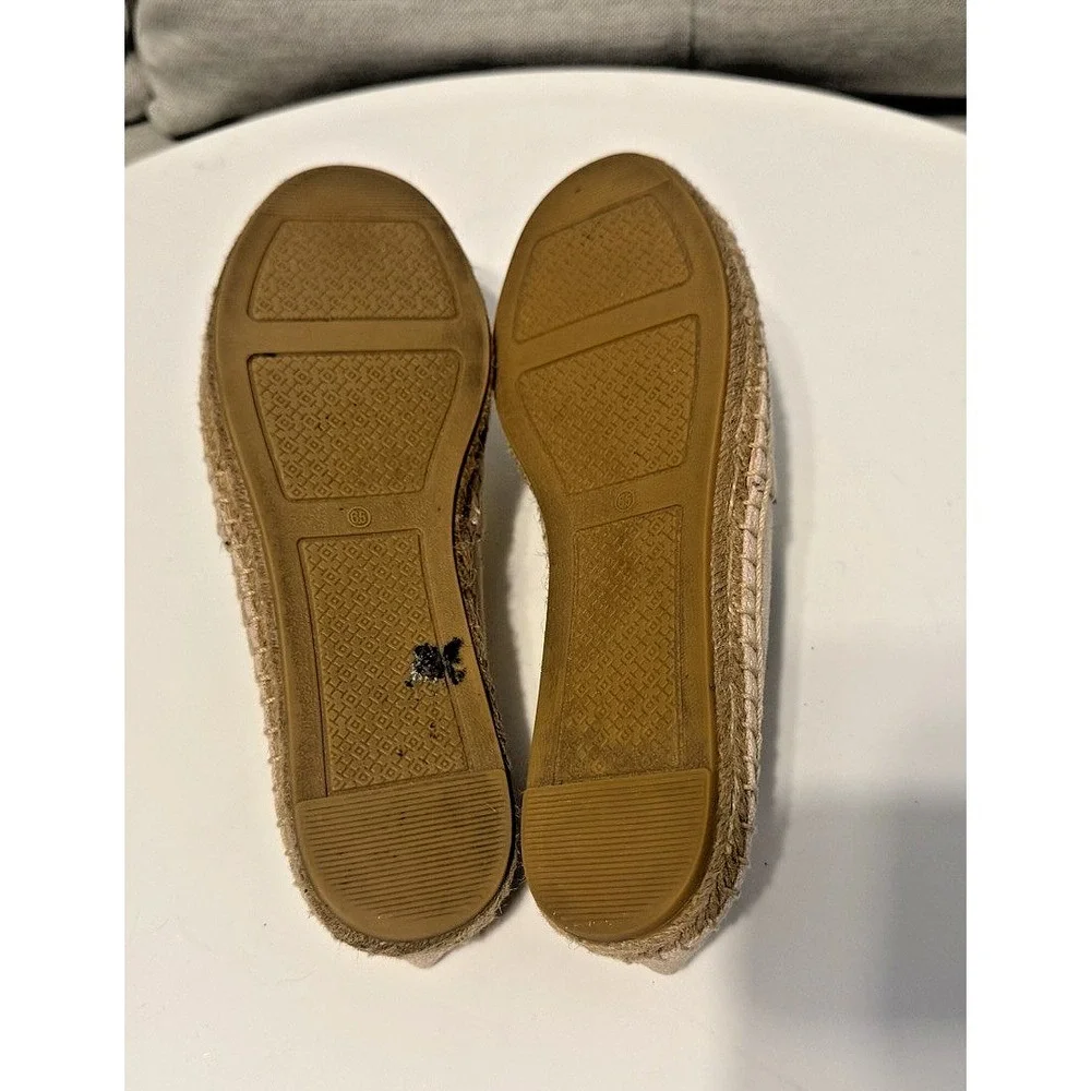 Tory Burch Double T Jacquard Espadrille Slip-Ons